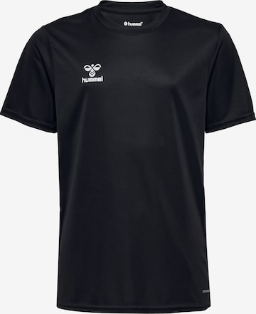 Hummel Performance Shirt 'ESSENTIAL' in Black: front