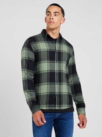Only & Sons Slim fit Overhemd 'ONSGudmund' in Groen: voorkant