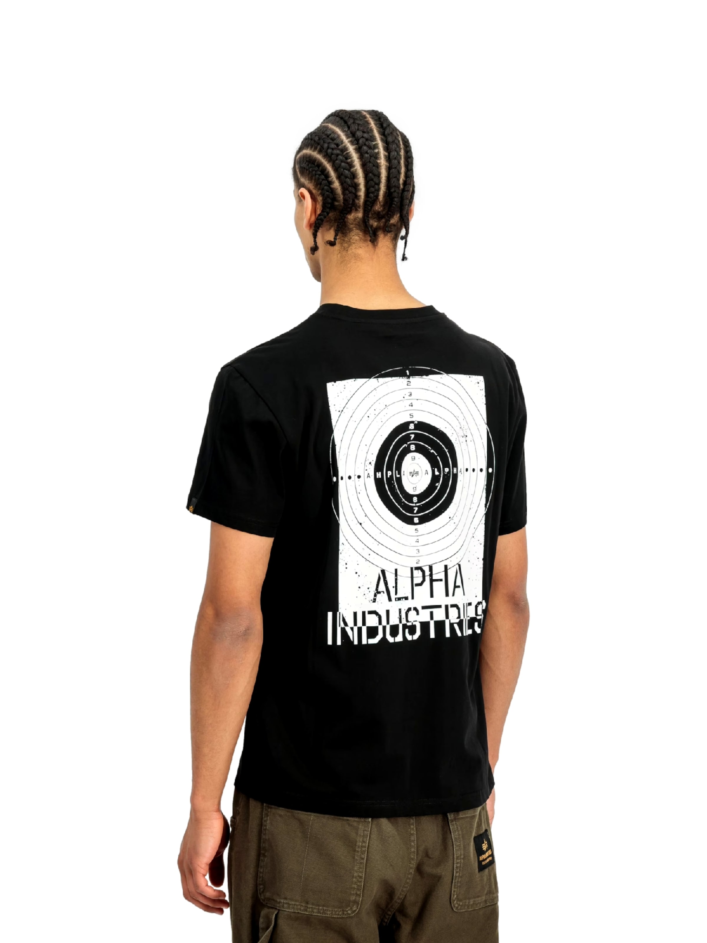 ALPHA INDUSTRIES Shirt in Zwart