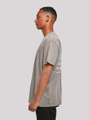 T-Shirt 'Kanagawa' F4NT4STIC en gris