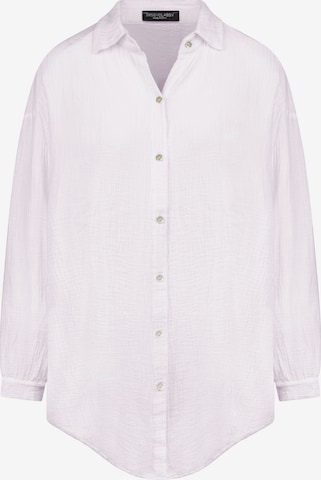 SASSYCLASSY Blouse 'kürzere Variante' in White: front
