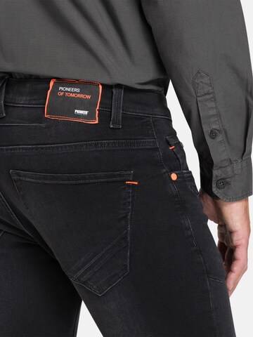 PIONEER Slimfit Jeans 'Ethan' in Schwarz