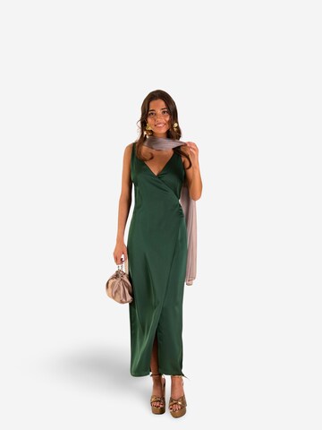 THE-ARE - Vestido de festa em verde: frente