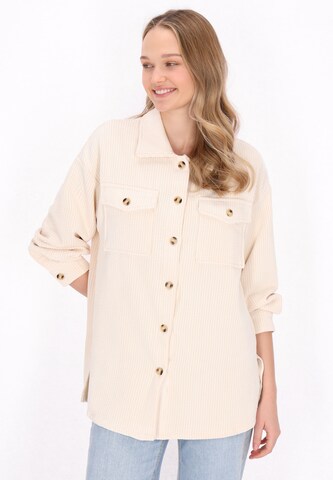 MYMO Blouse in Beige: voorkant
