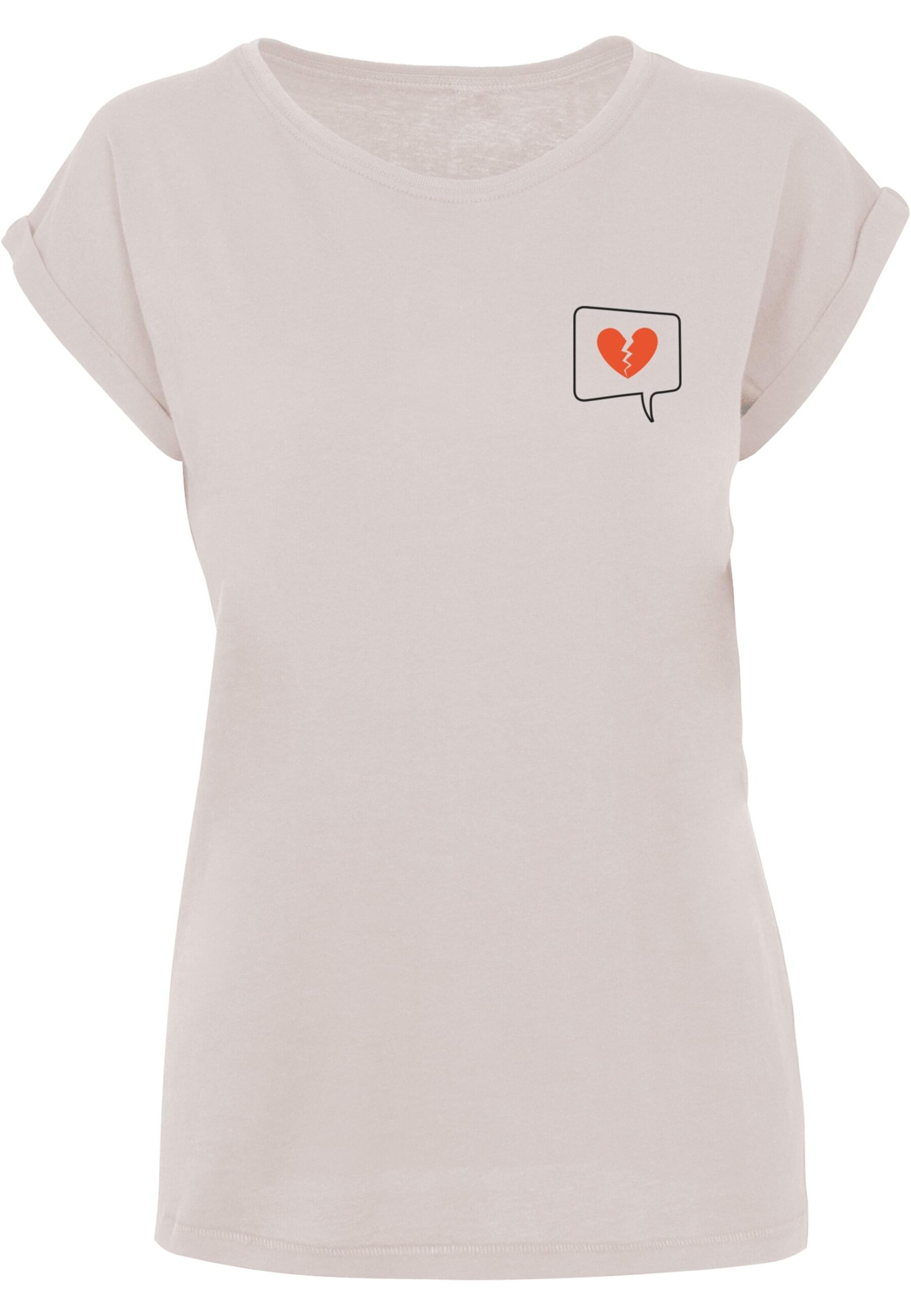 T-shirt 'Heartbreak' Merchcode en rose : devant