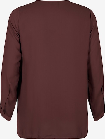 Zizzi - Blusa 'Seli' en rojo