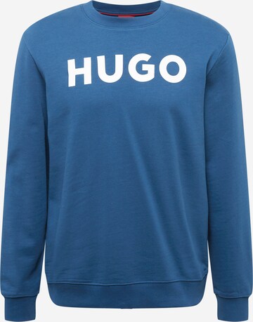 HUGO Sweatshirt 'Dem' i blå: framsida