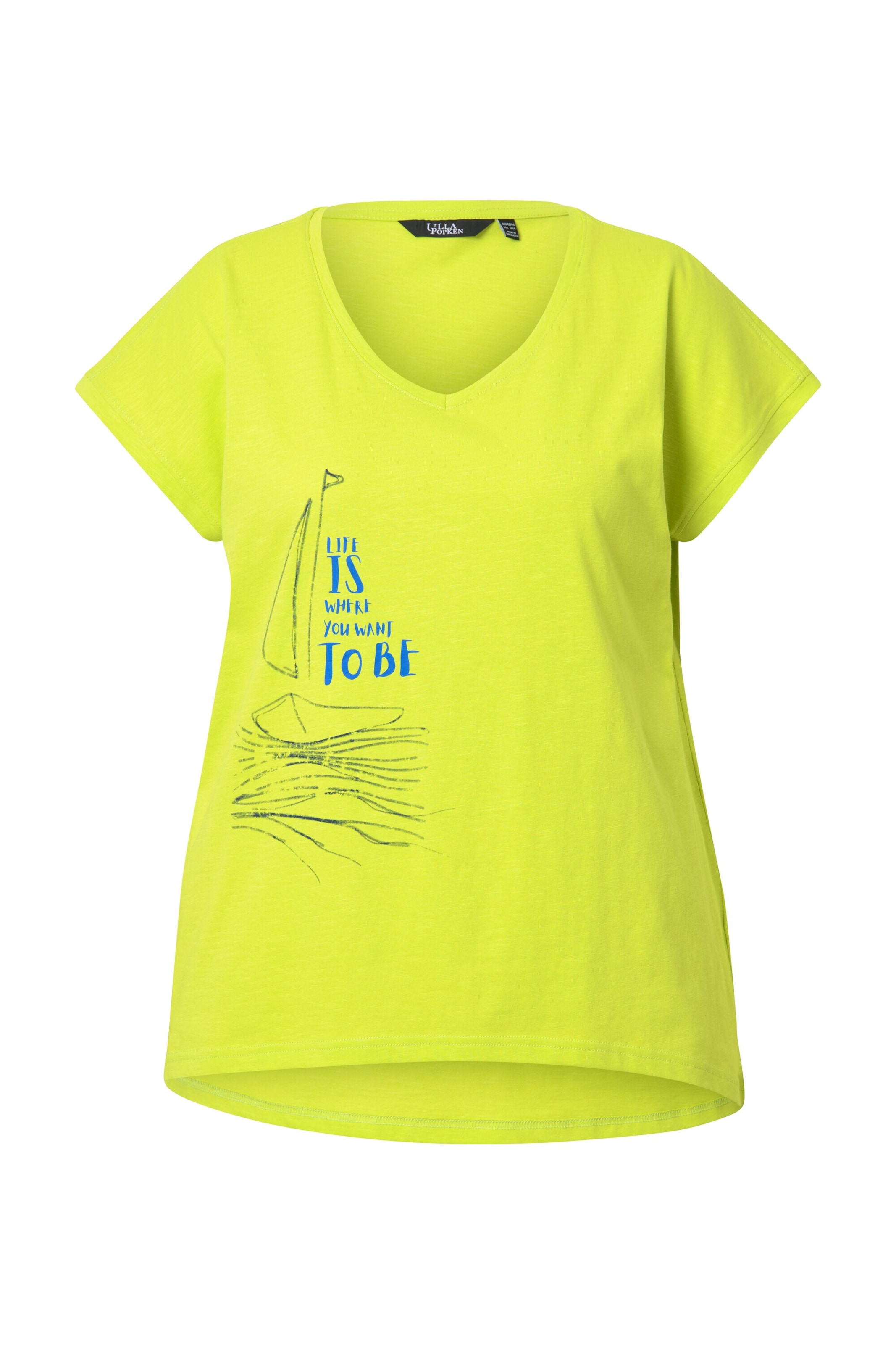 Ulla Popken Shirt in Yellow: front