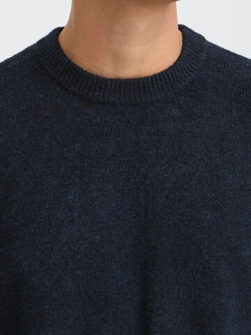 Pull-over ' IDBercell ' INDICODE JEANS en bleu