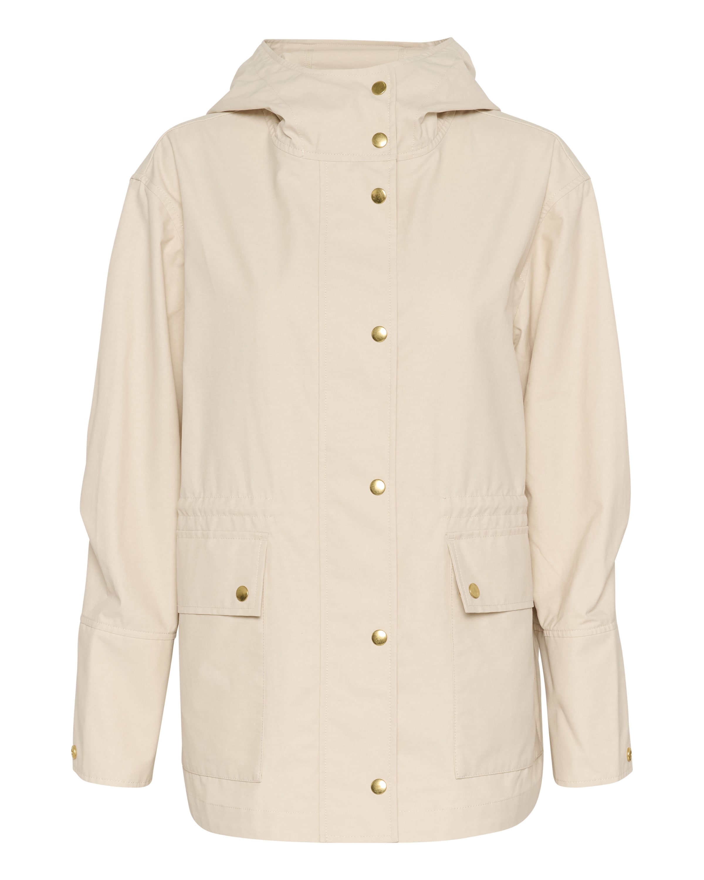 Parka mi-saison 'Nellike' Part Two en beige : devant