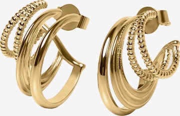 Stilnest Earrings 'Snake Tail' in Gold: front