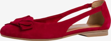 TAMARIS Ballerina in Rood: voorkant