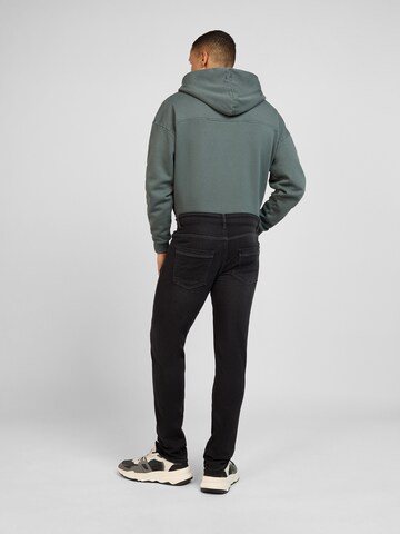 yazubi Slimfit Jeans 'Erik' in Schwarz
