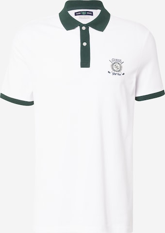 T-Shirt GUESS en blanc : devant