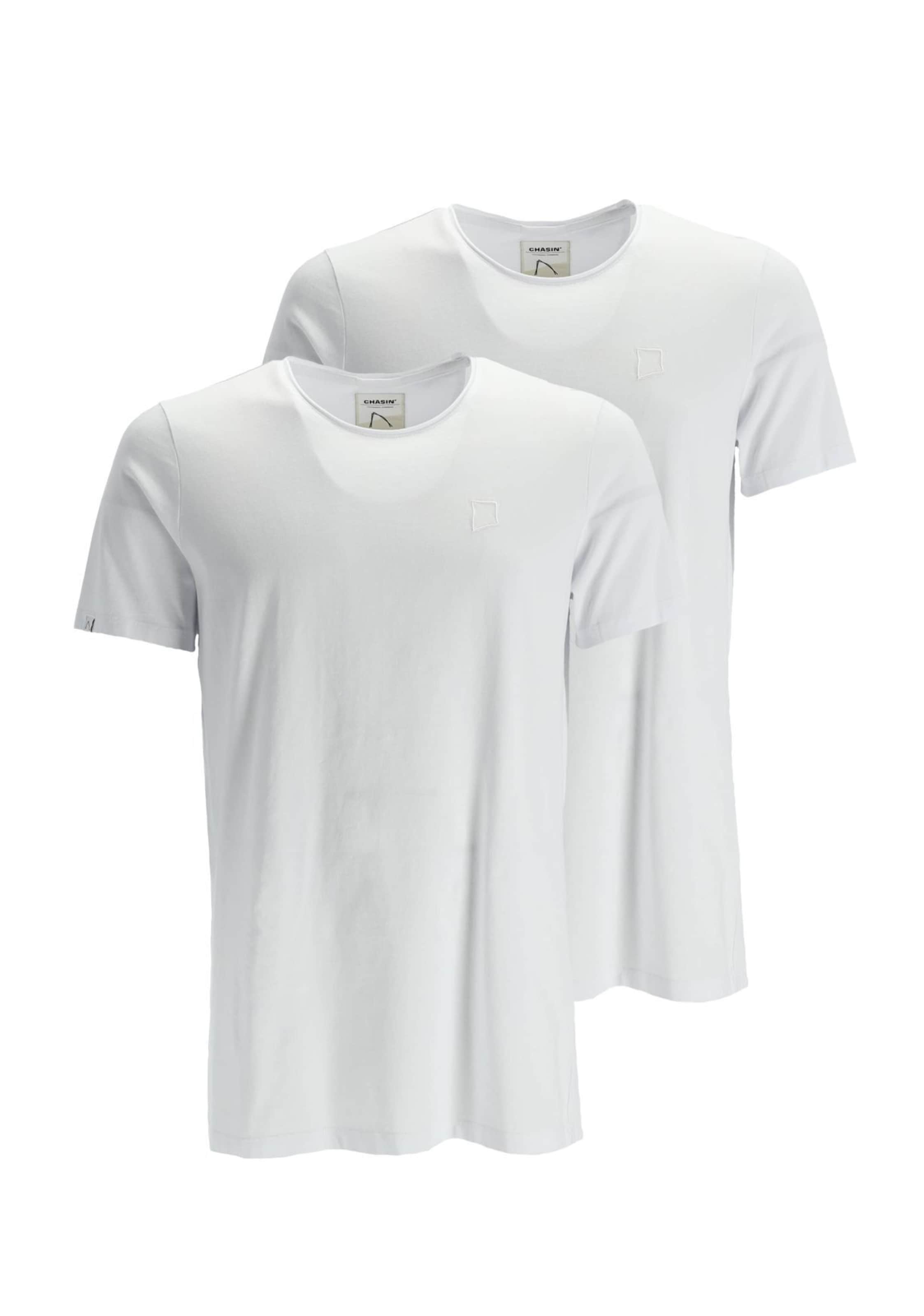 CHASIN' Shirt ' Expand' in Grey / White, Item view