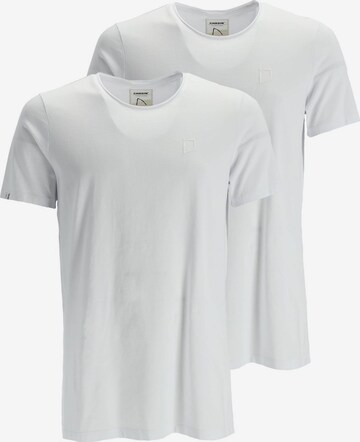 CHASIN' Shirt ' Expand' in White: front