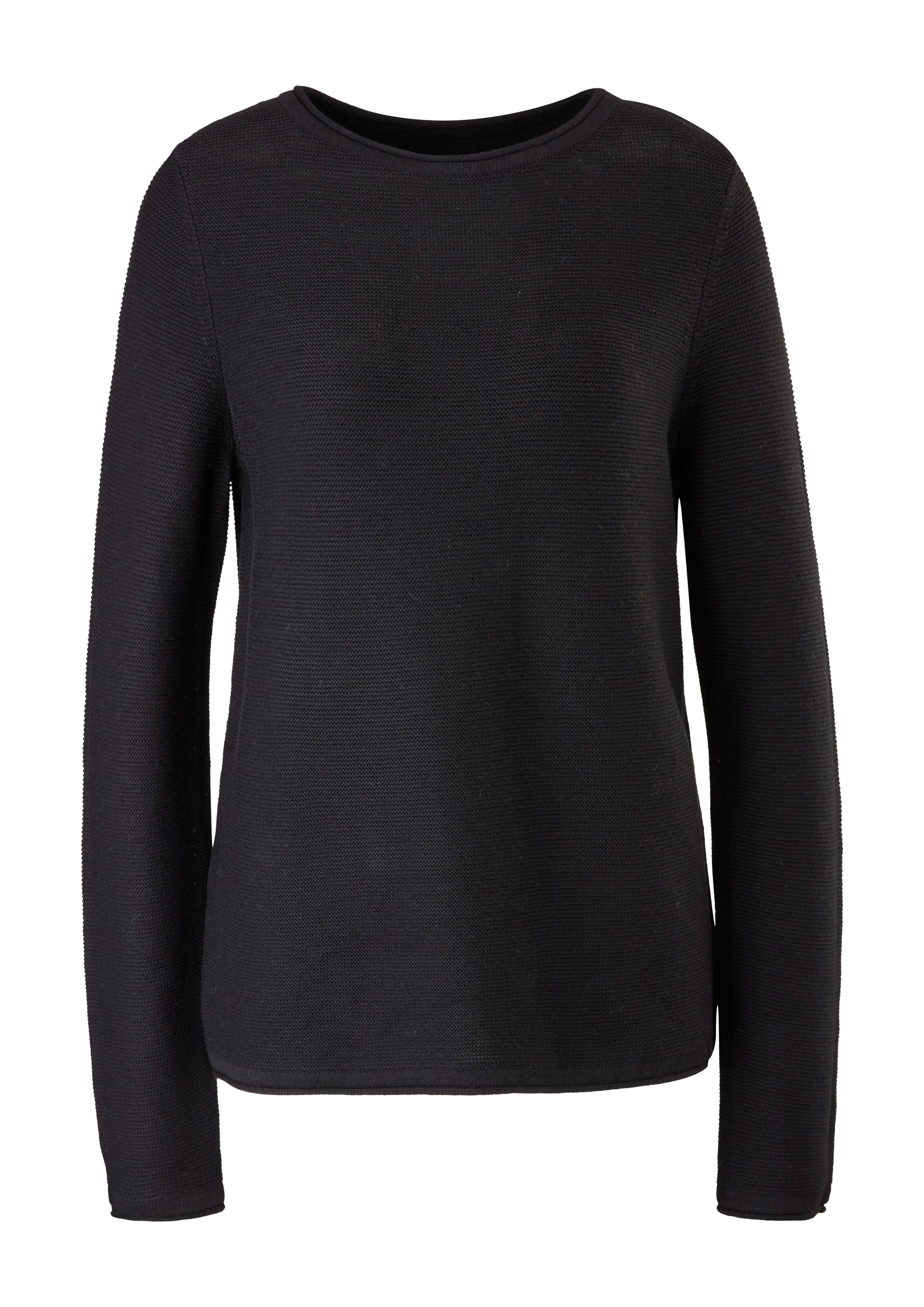 QS Sweater in Black: front