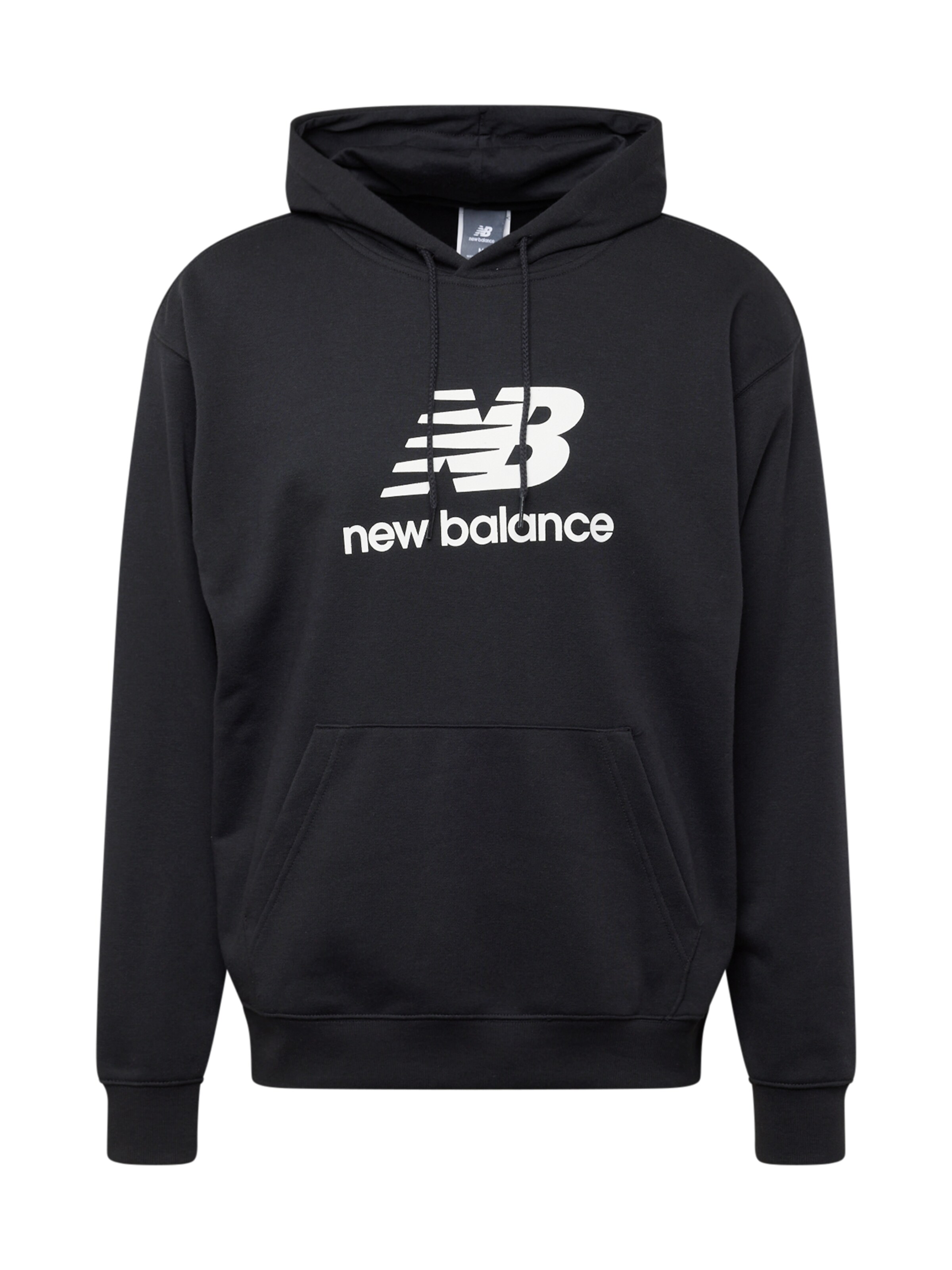 new balance Μπλούζα φούτερ σε μαύρο: μπροστά