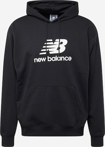 new balance Sweatshirt in Zwart: voorkant