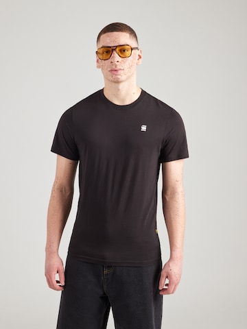 G-STAR T-Shirt in Schwarz: Vorderseite