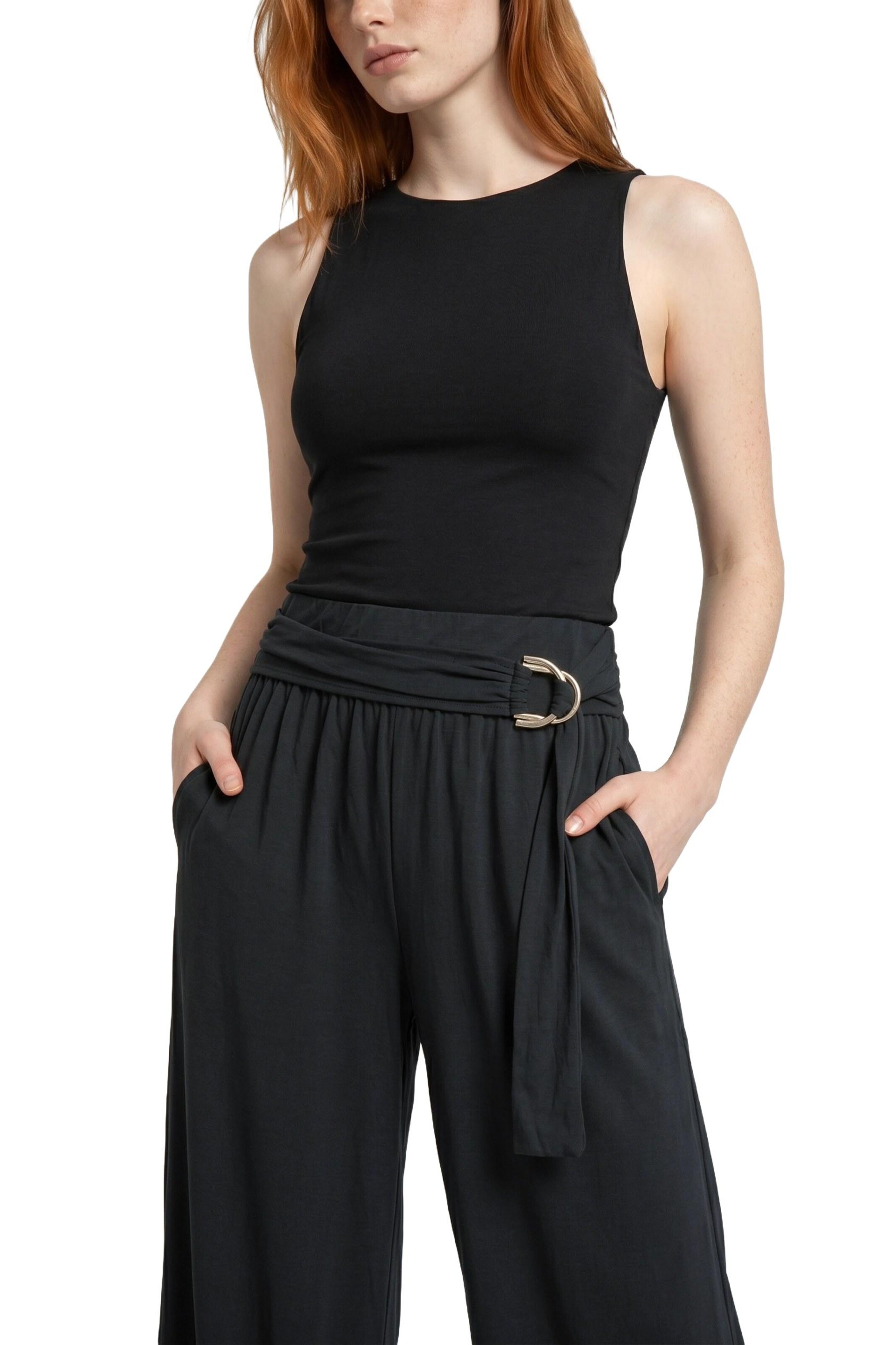 Alexa Dash Wide leg Pants in Grey
