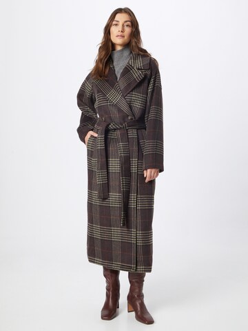 WEEKDAY Between-Seasons Coat 'Kia' in Brown: front