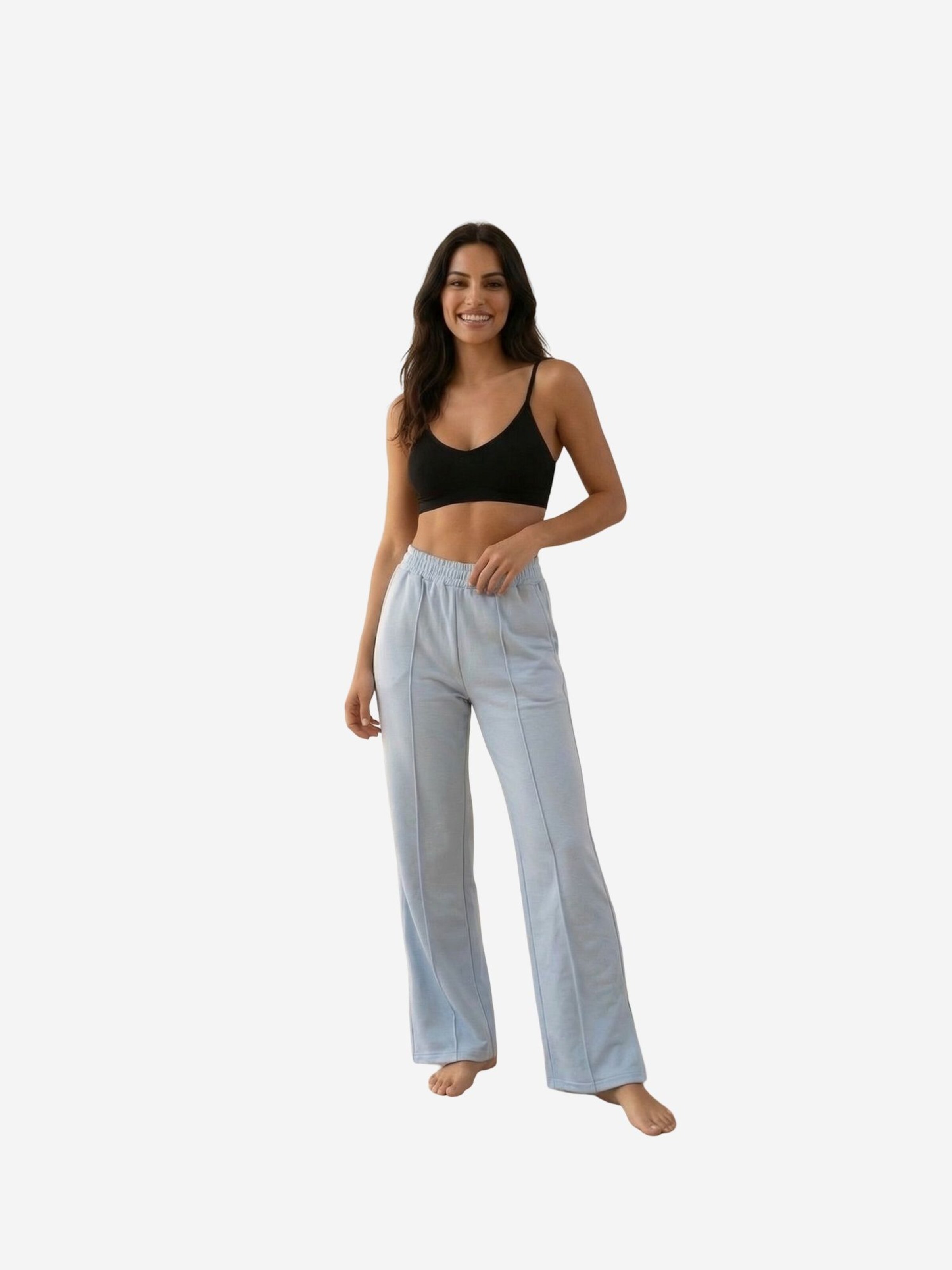 Wide leg Pantaloni sportivi di My fashion in blu