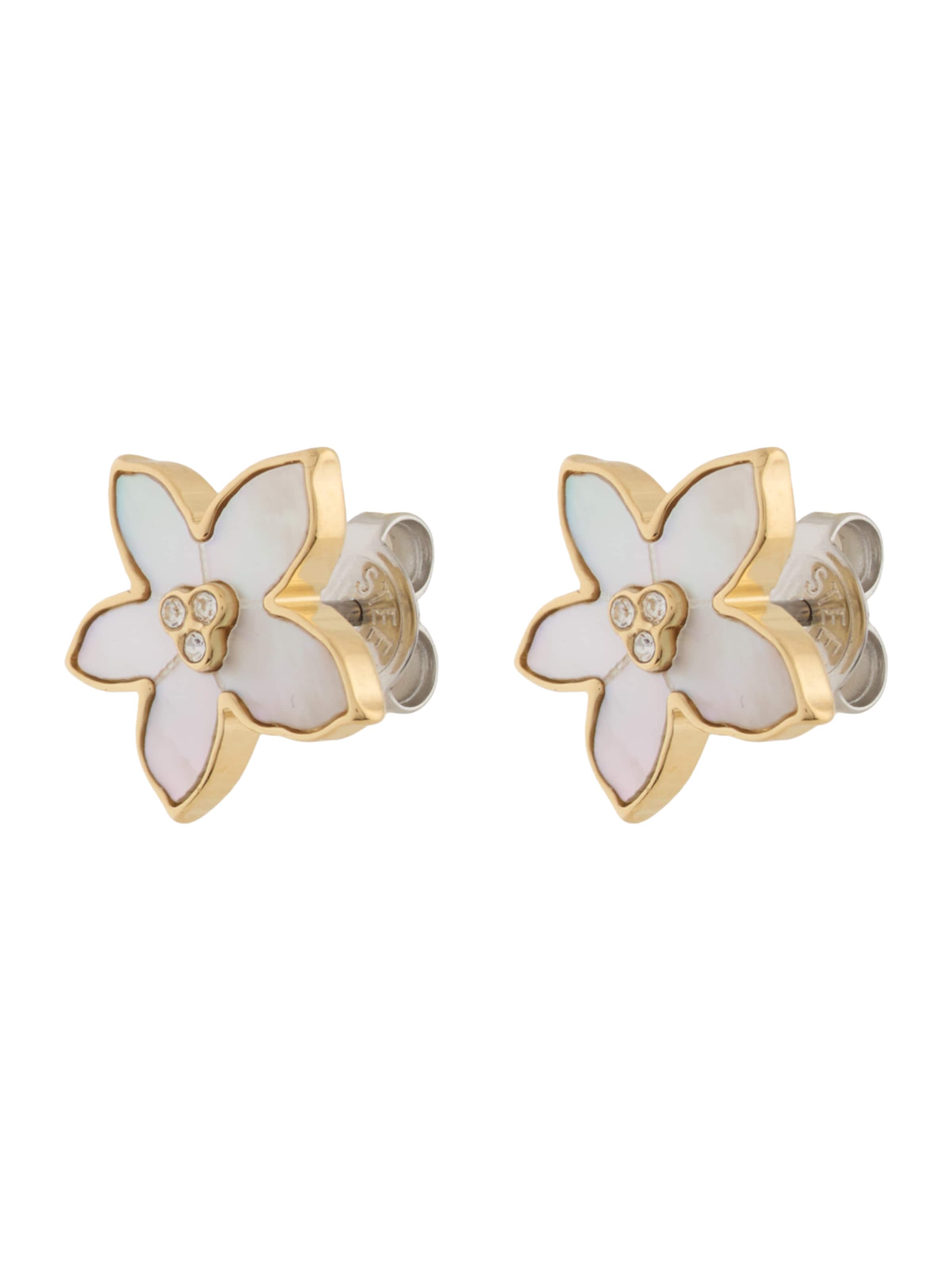 FOSSIL - Brincos em ouro: frente