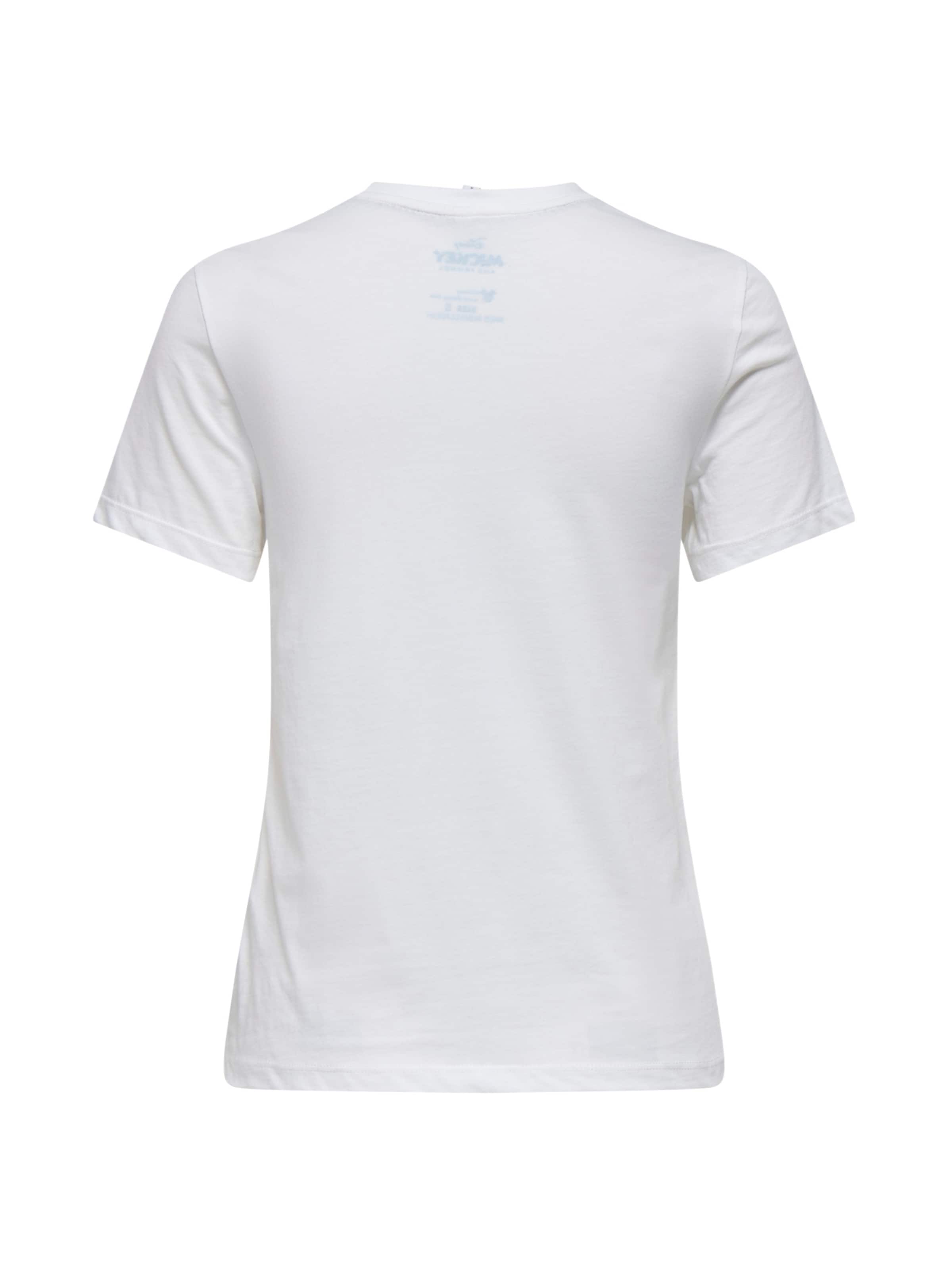 T-shirt 'Mickey Life' ONLY en blanc