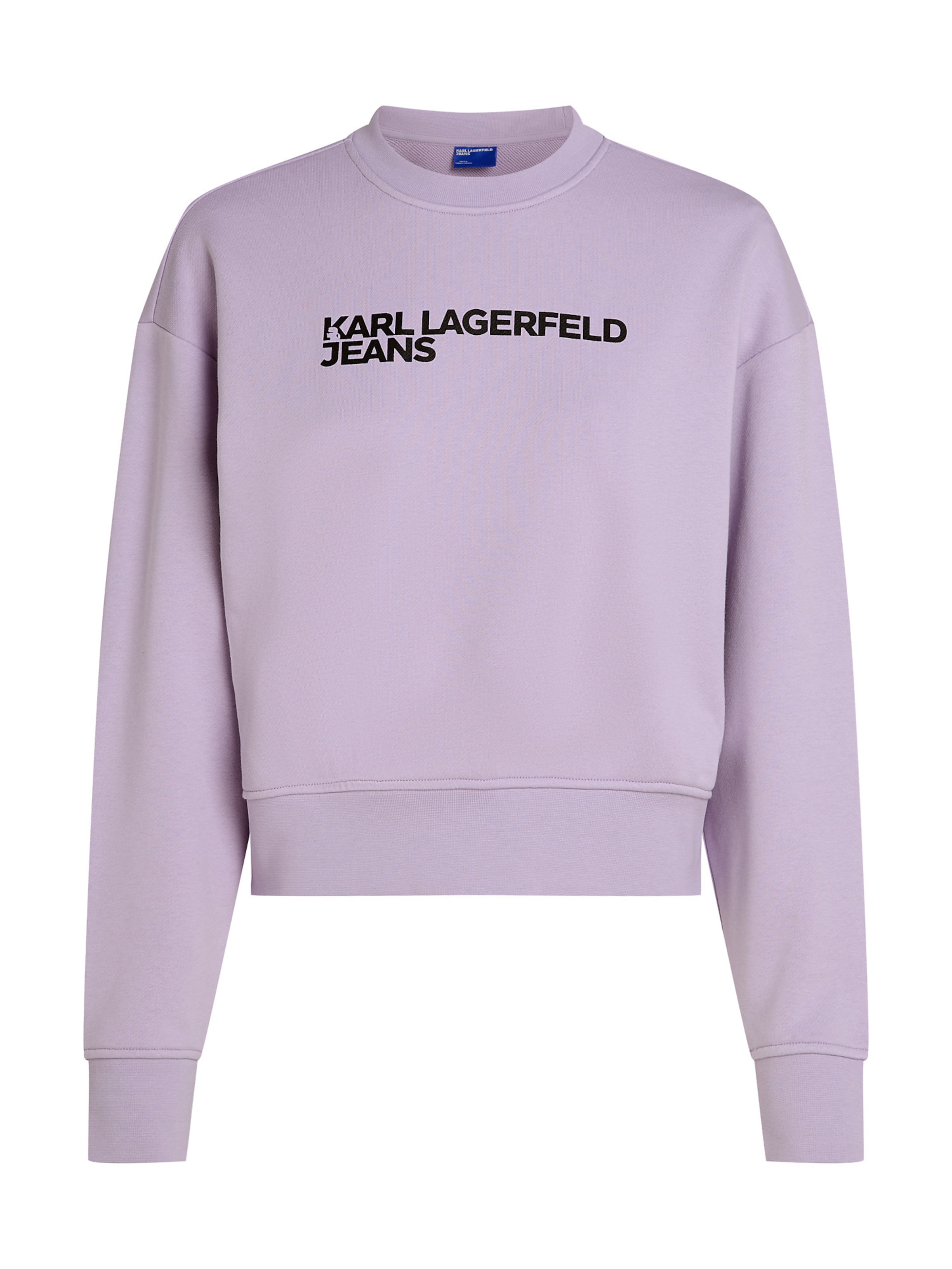 KARL LAGERFELD JEANS Mikina 'Essential' - Fialová: predná strana