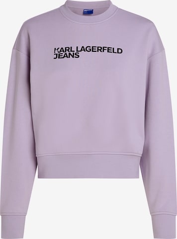 Felpa 'Essential' di KARL LAGERFELD JEANS in lilla: frontale