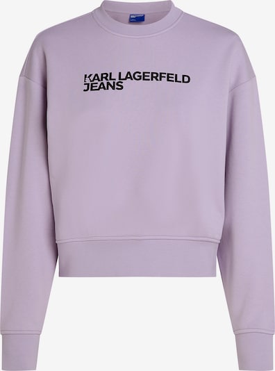 KARL LAGERFELD JEANS Collegepaita 'Essential' värissä laventeli / musta, Tuotenäkymä