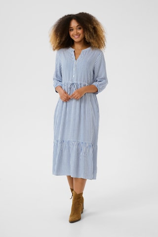 Robe-chemise 'Tiahi' Cream en bleu : devant