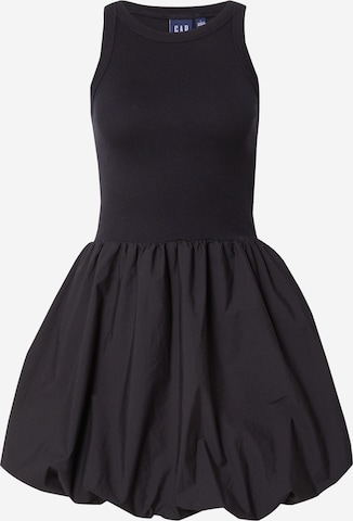 Rochie de cocktail de la GAP pe negru: față