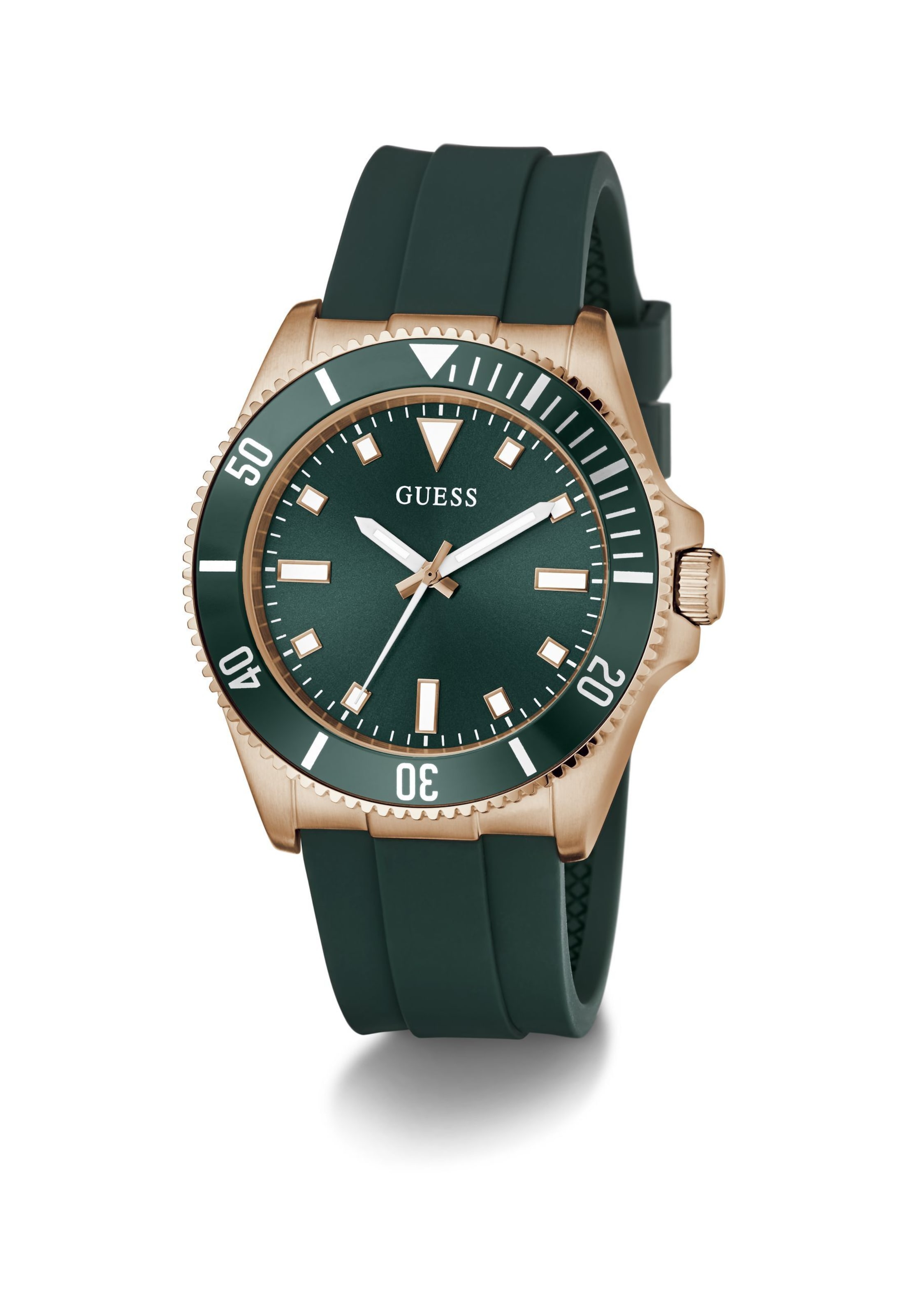GUESS Analogt ur 'Cliff' i grøn
