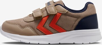 Baskets Hummel en marron : devant