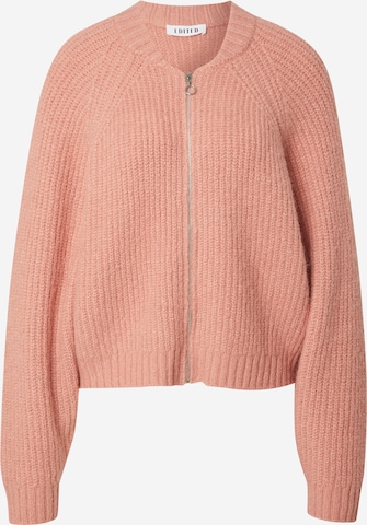 Cardigan 'Rani' EDITED en rose : devant