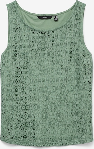 VERO MODA - Top de punto 'VMMaya' en verde: frente