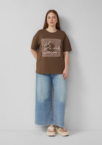 T-shirt QS en marron