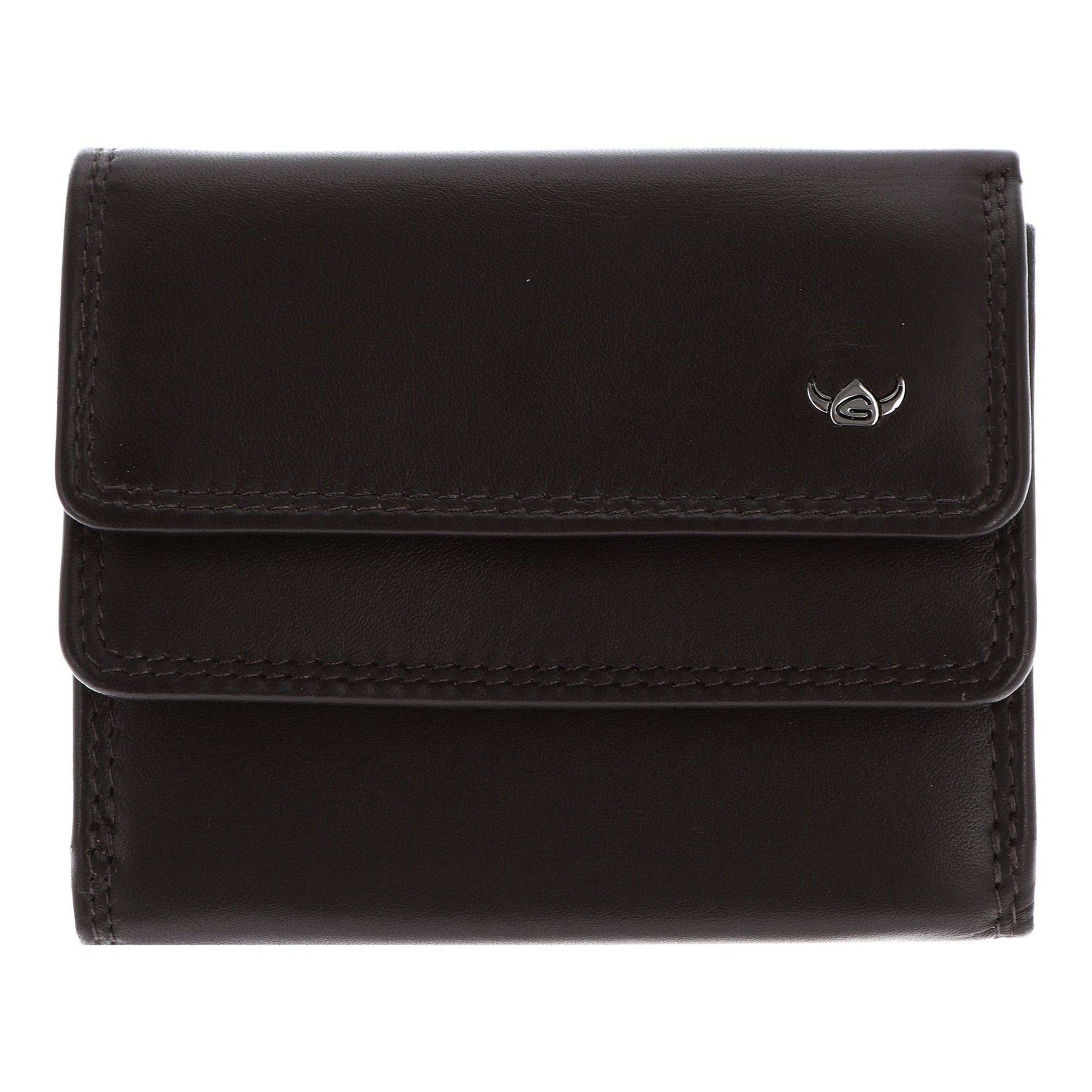 Porte-monnaies 'Polo ' GOLDEN HEAD en marron : devant