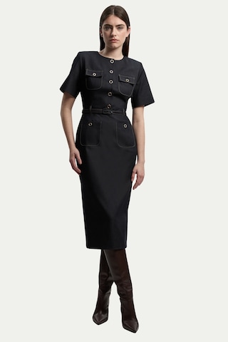 Karen Millen Dress in Blue: front