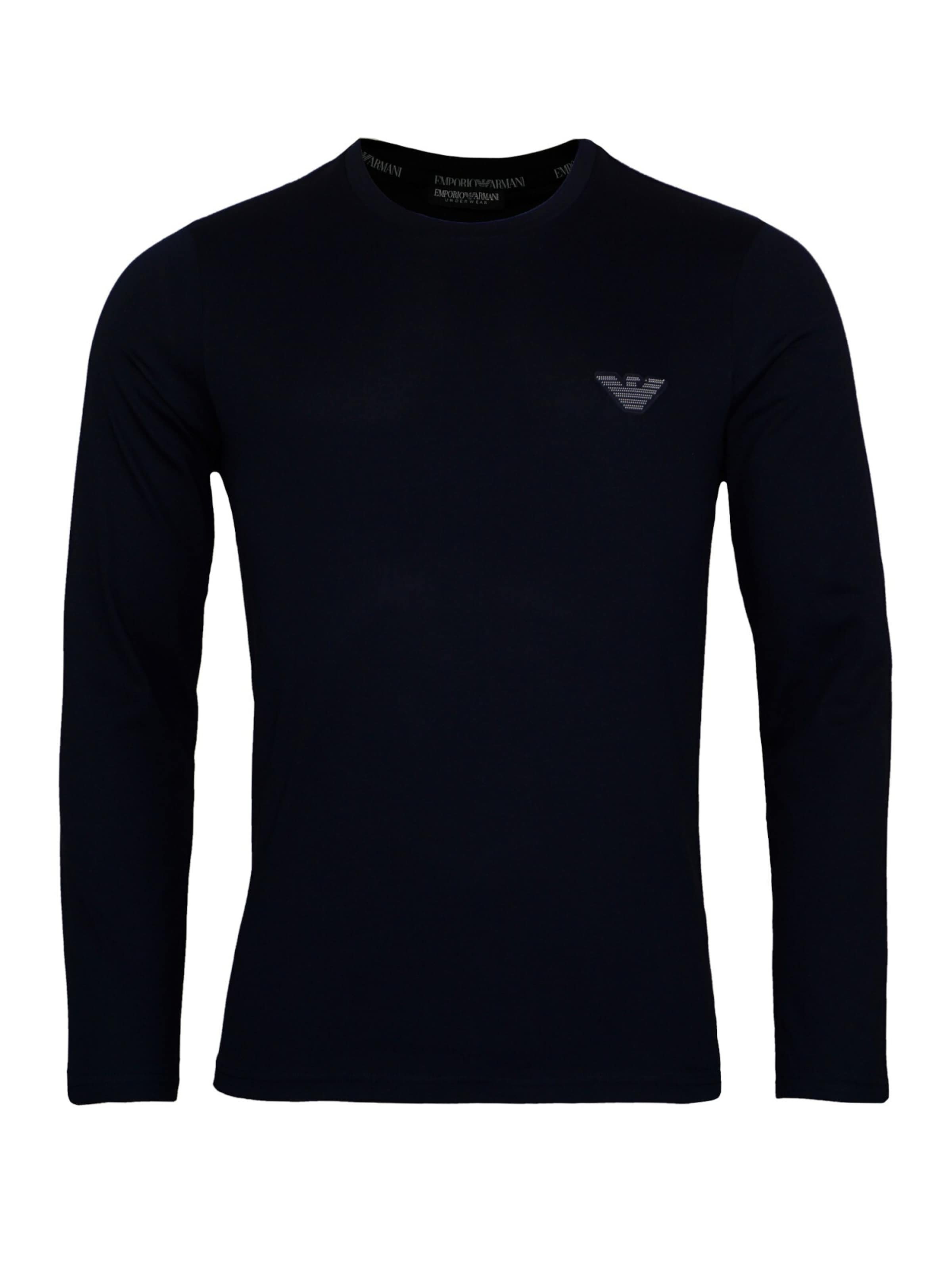 Maglietta di Emporio Armani in blu: frontale