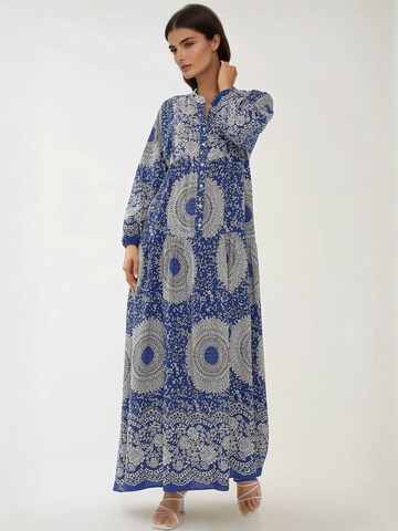 Robe-chemise Hiccup en bleu : devant