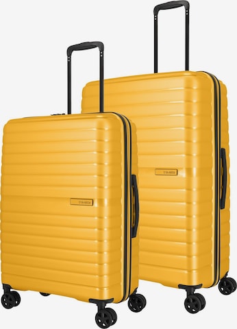 Ensemble de bagages 'Trient' TRAVELITE en jaune : devant