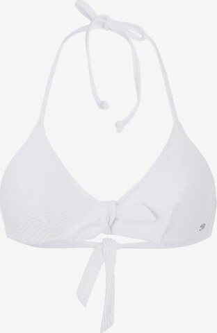 Pepe Jeans Bikini Top in White: front