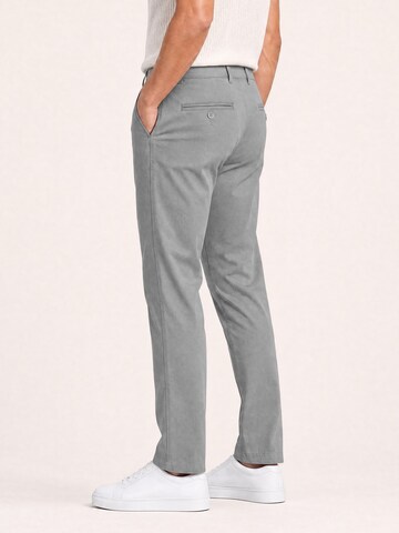 yazubi Slim fit Chino Pants 'Kyle' in Grey