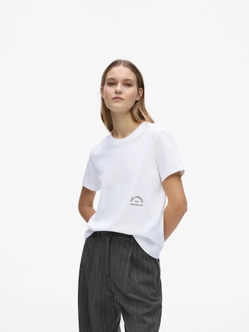 Karl Lagerfeld Tričko 'Rue St-Guillaume' - Biela: predná strana