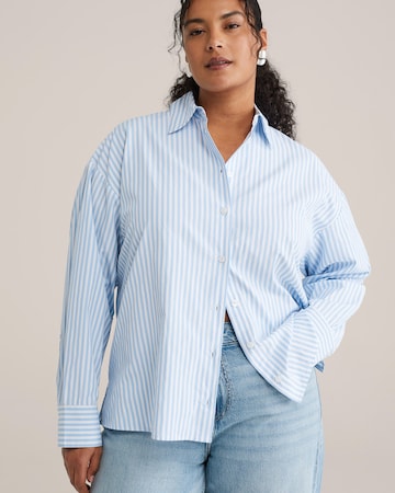 WE Fashion Pusero värissä sininen: etupuoli