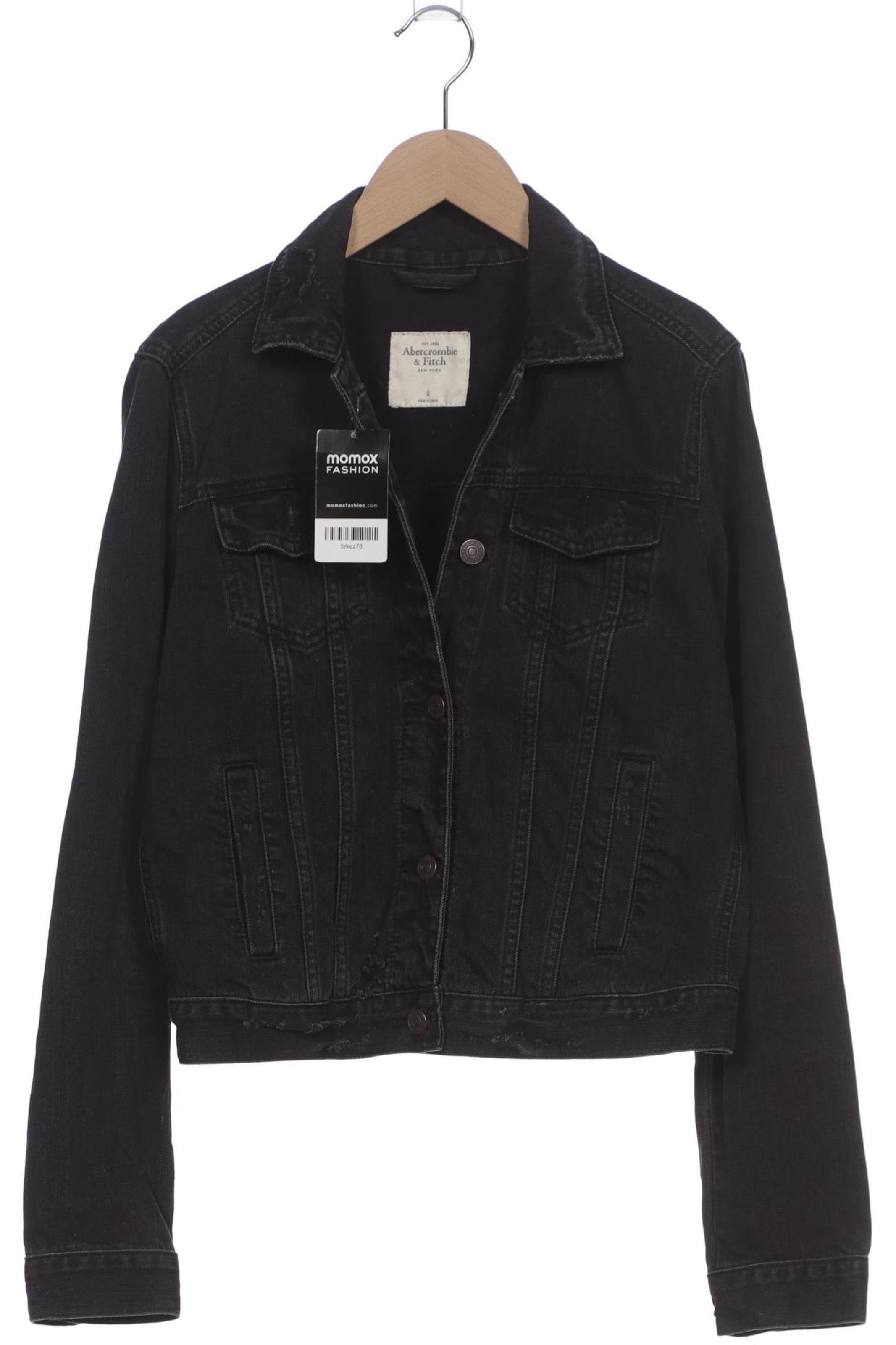 Abercrombie & Fitch Jacket & Coat in S in Black: front