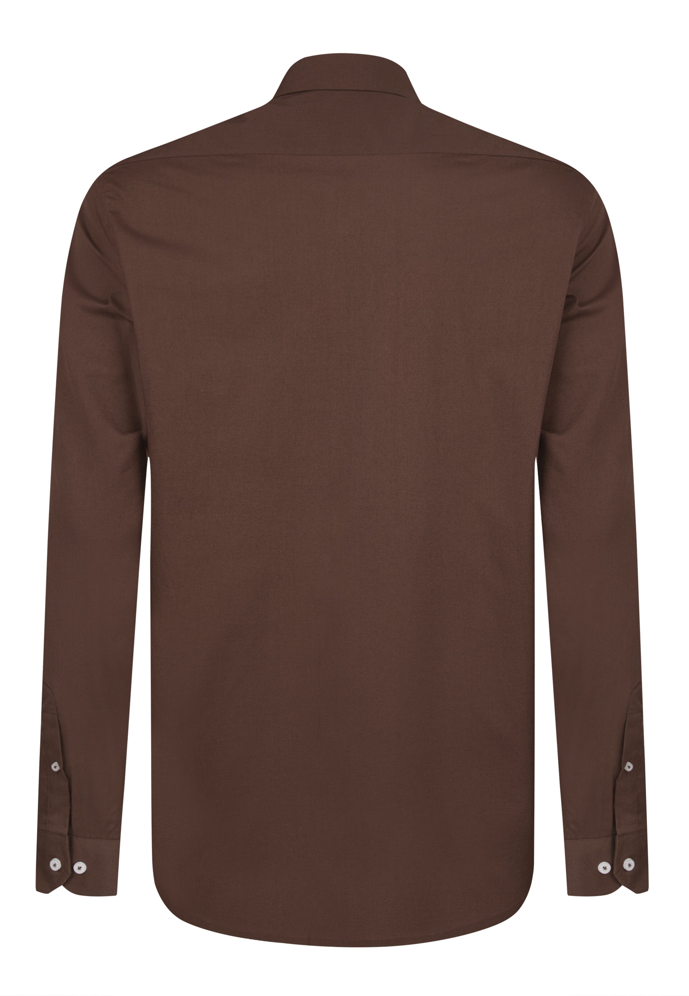 Felix Hardy Regular Fit Hemd in Braun